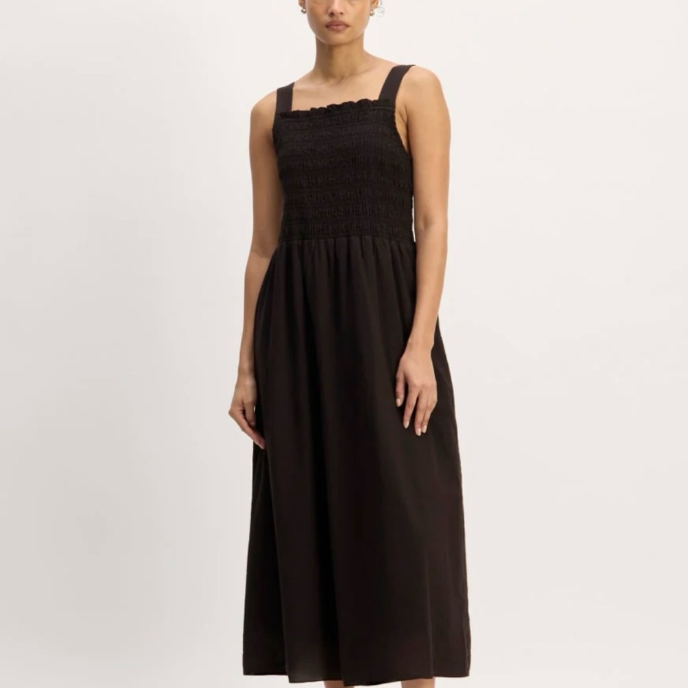 Everlane Gauge Smock Dress Size L